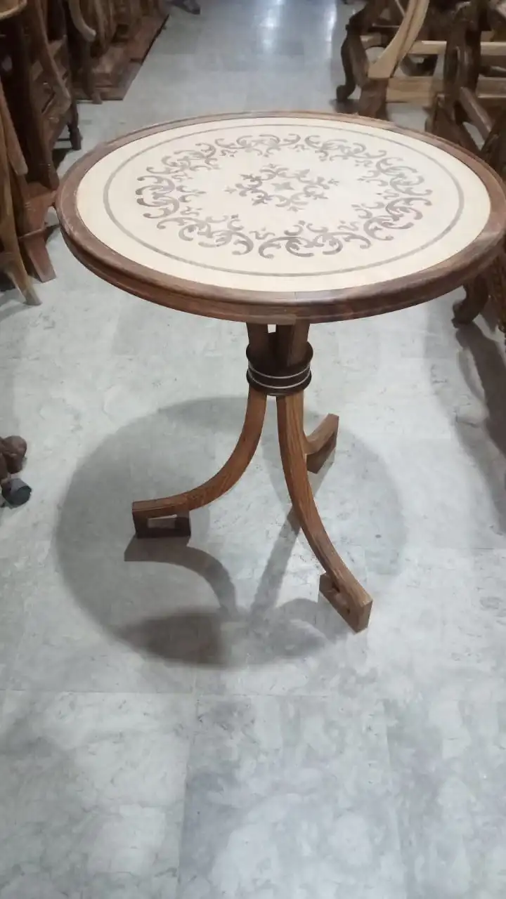 Royal Inlay Round Table
