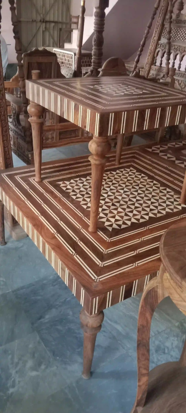 Handcrafted Inlay Coffee Table