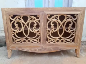 Antique Wooden Sideboard Buffet
