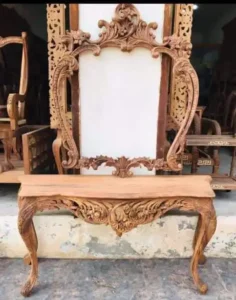 Handcrafted Mughal Console Table