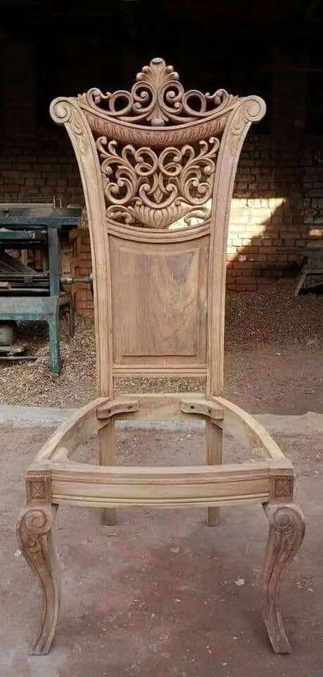 Classic Nakkashi Wooden Chair