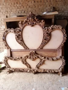 Royal Floral Crown Bed