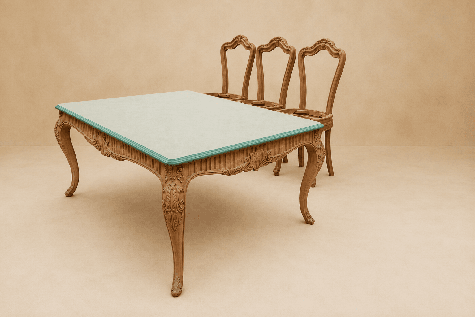 royal carved dining table