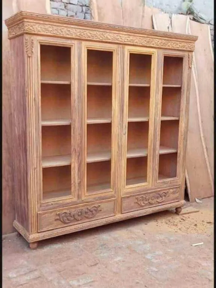 Cladsi Florence Hand Carved Display Cabinet