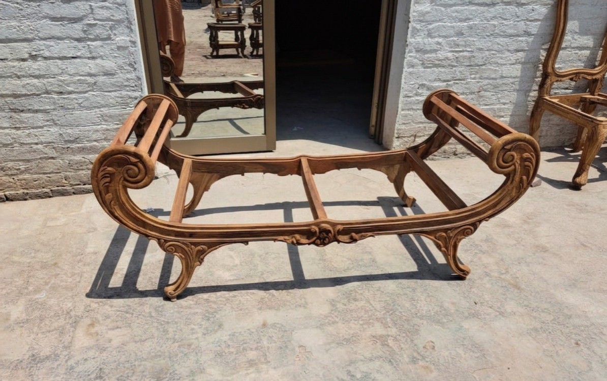 Handcrafted Chinioti Arc Deewan Sofa