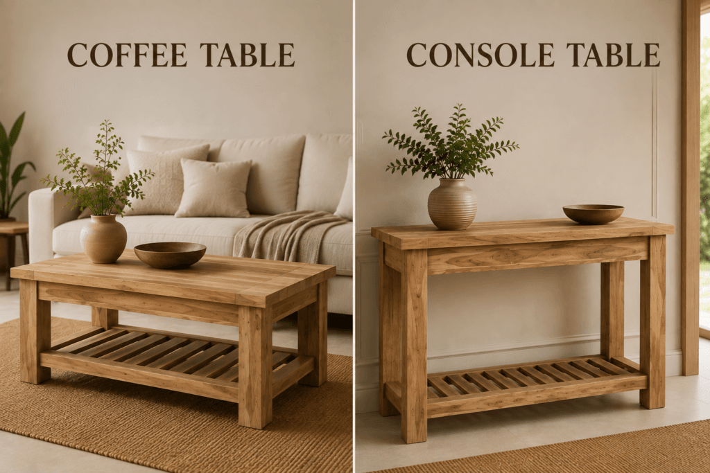 Standard Coffee & Console Table