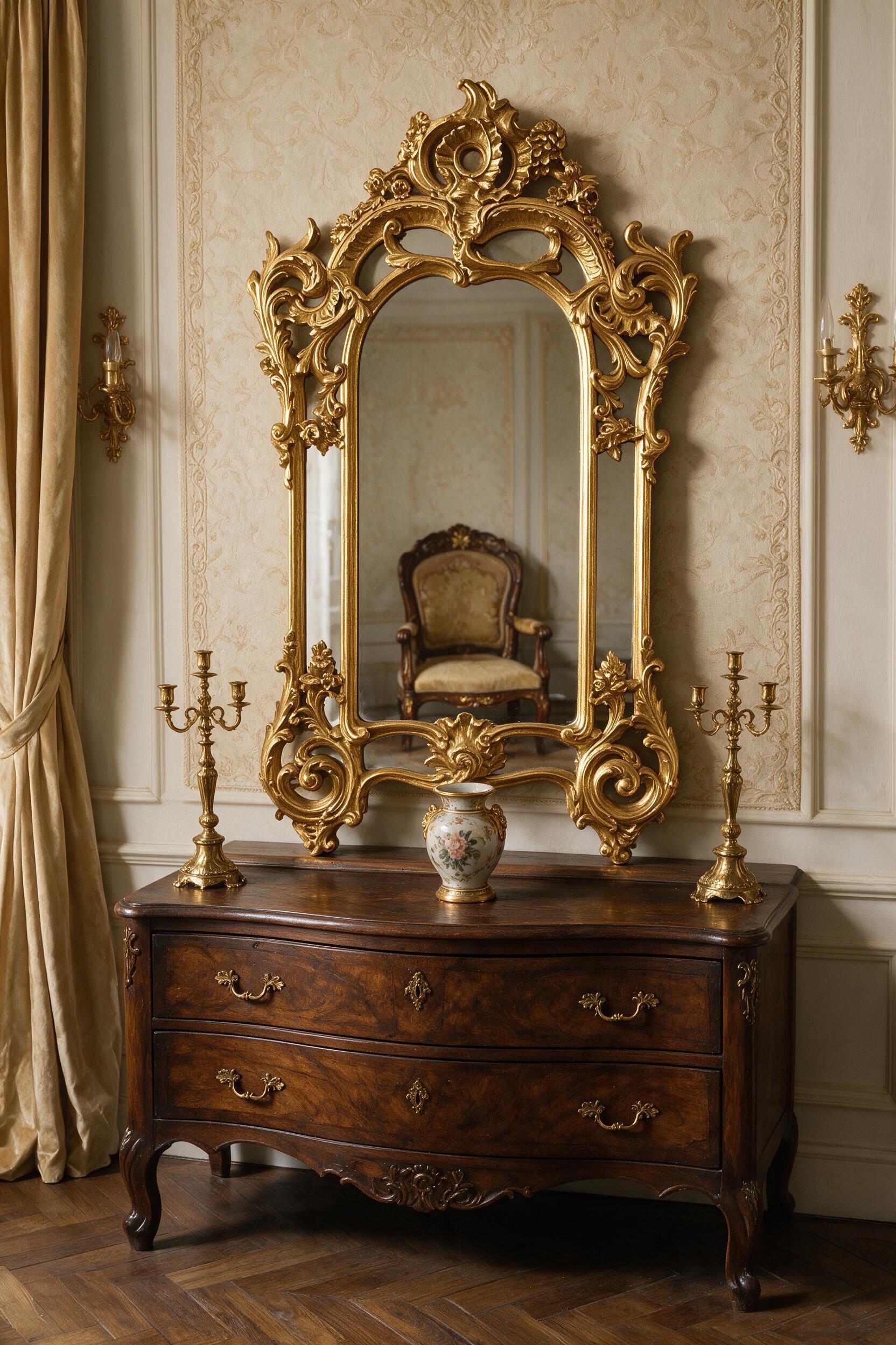 Hand Carved Sheesham Frame