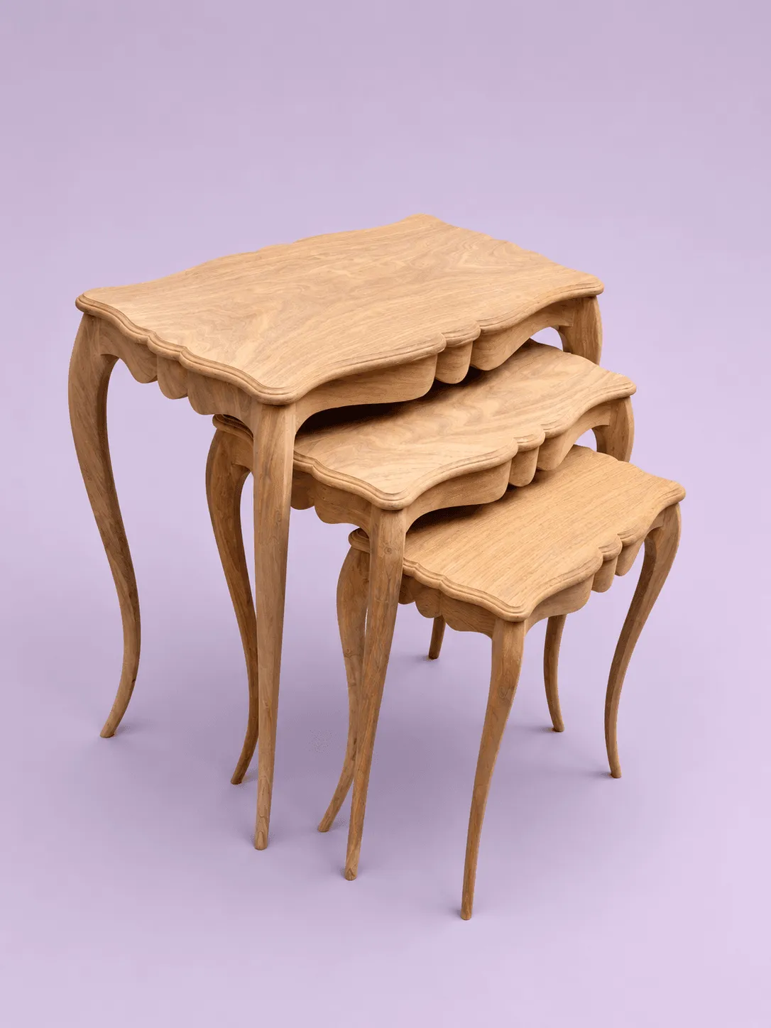 Nesting Tables Pakistan | Solid Wood Furniture Chiniot