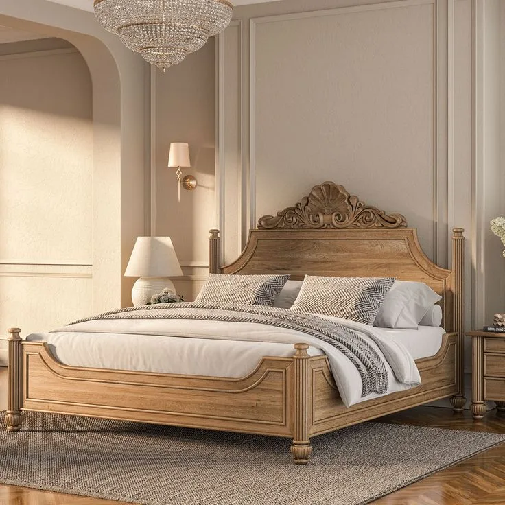 Solid wooden Bed Set Pakistan