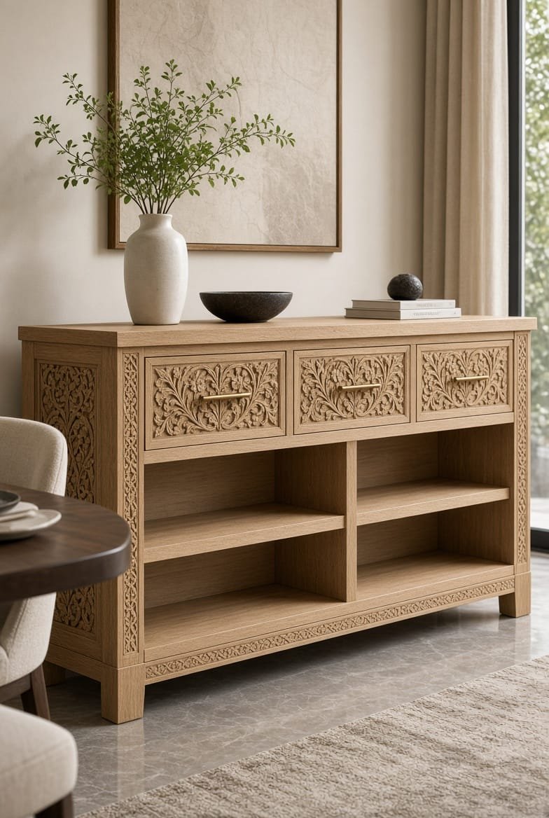 Solid wood sideboard & buffet
